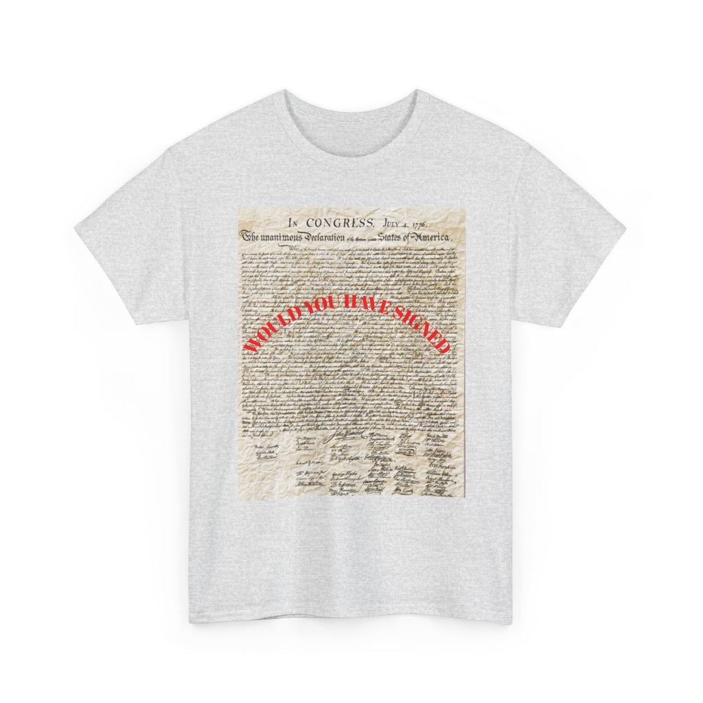 Declaration of Independence Cotton T-Shirt