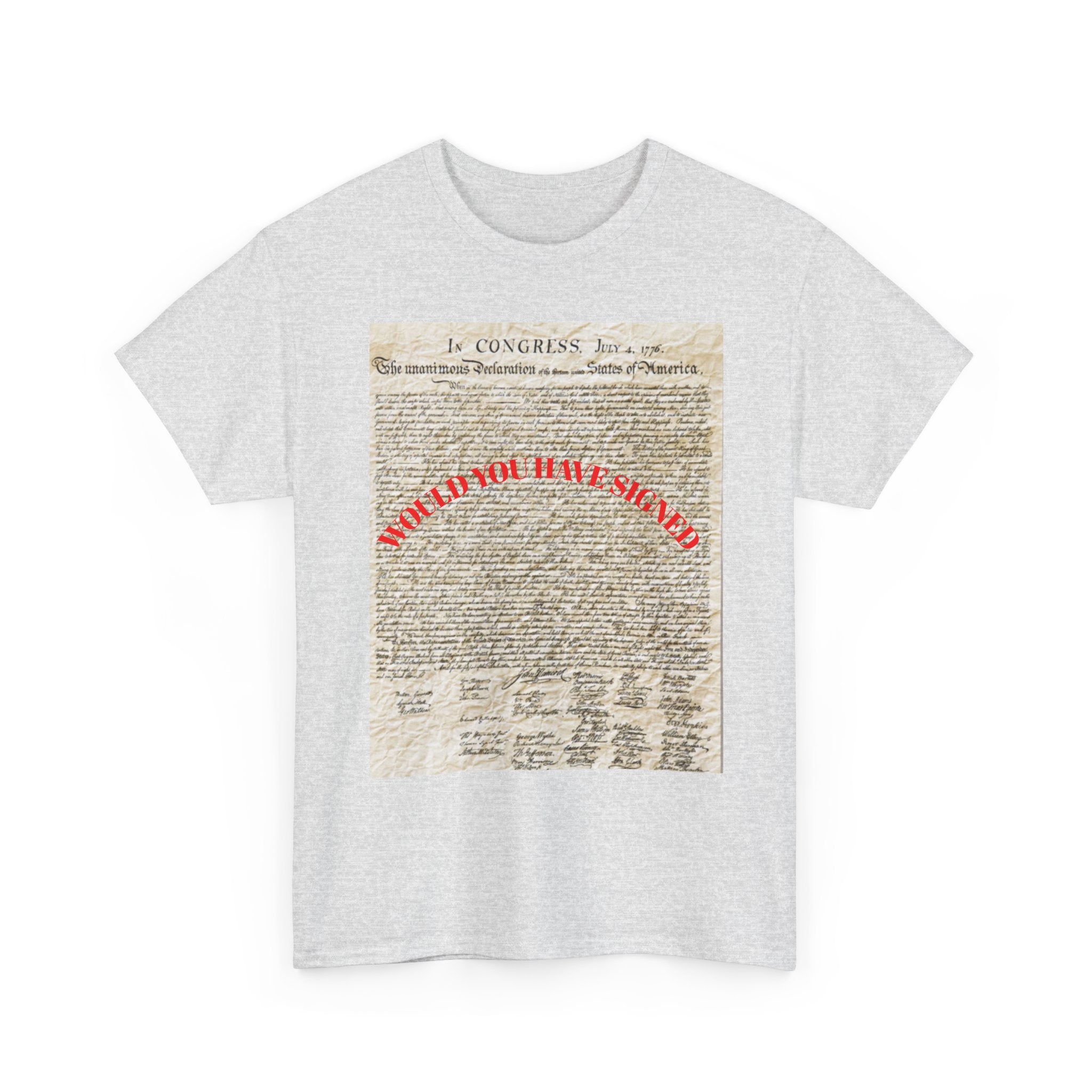 Declaration of Independence Cotton T-Shirt