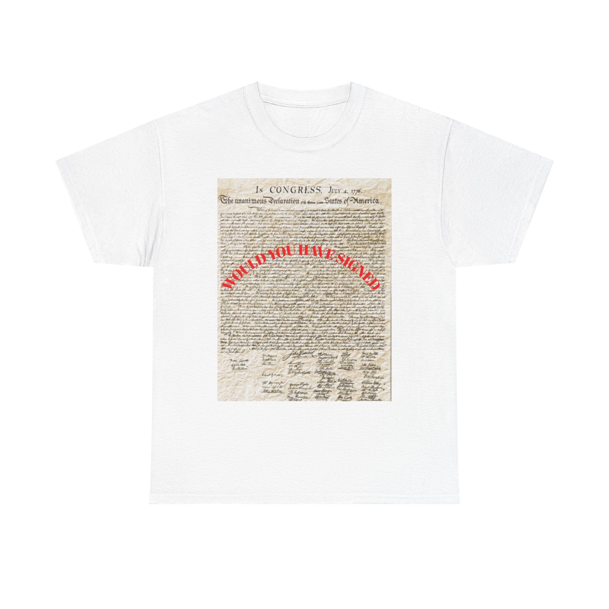 Declaration of Independence Cotton T-Shirt