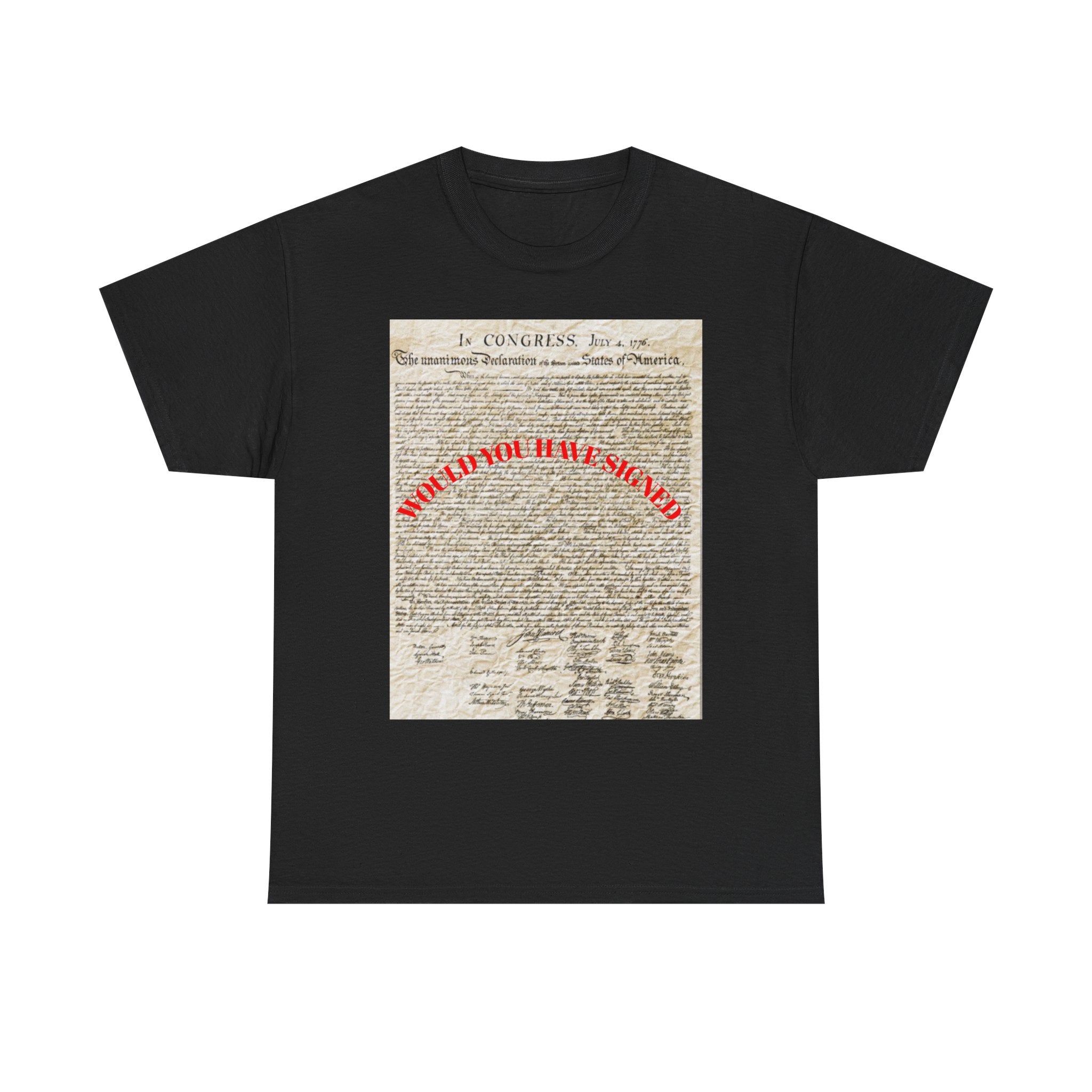Declaration of Independence Cotton T-Shirt