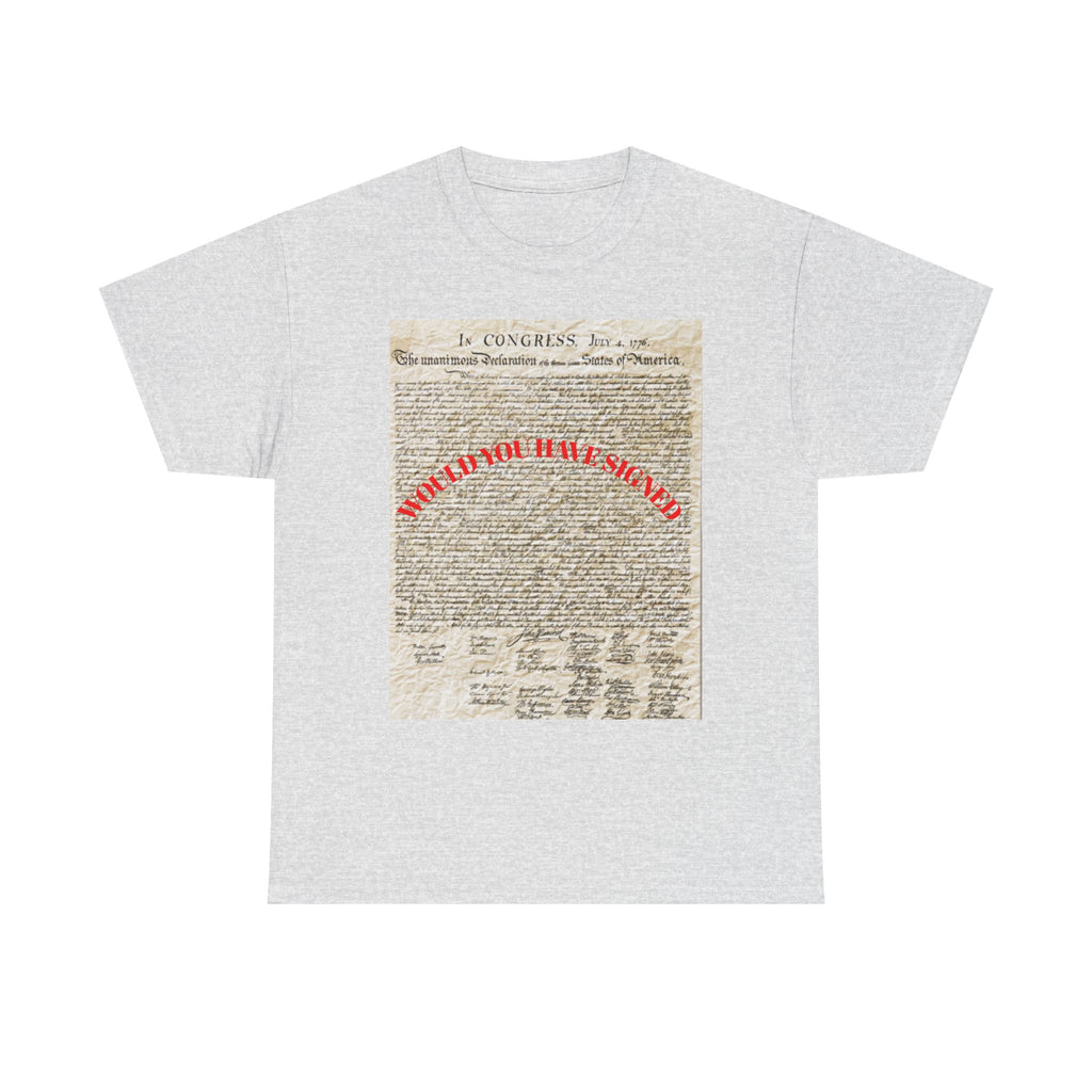 Declaration of Independence Cotton T-Shirt