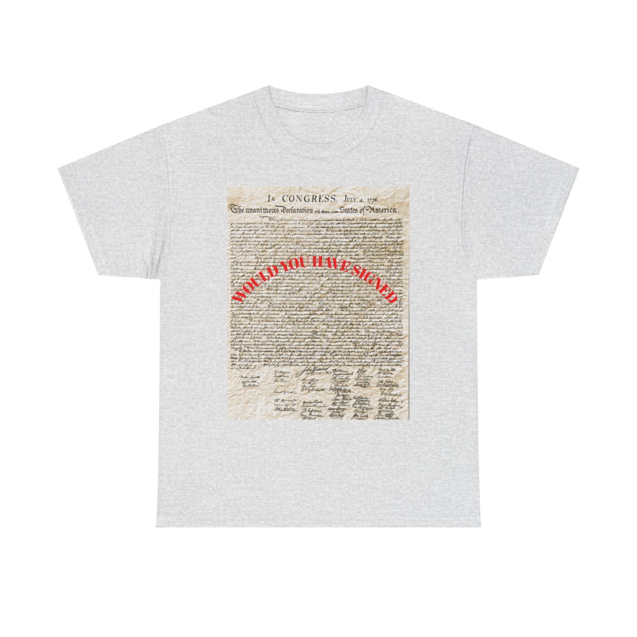 Declaration of Independence Cotton T-Shirt