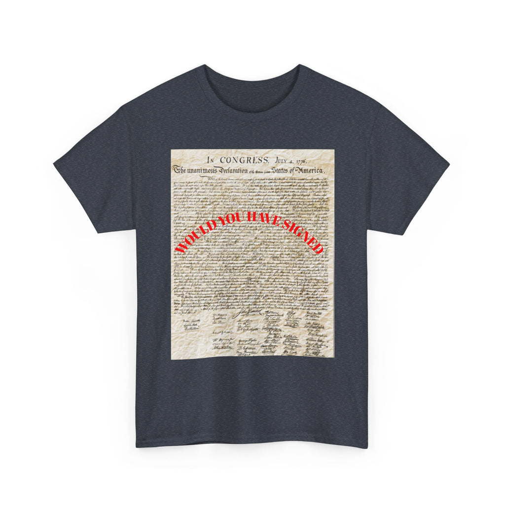 Declaration of Independence Cotton T-Shirt
