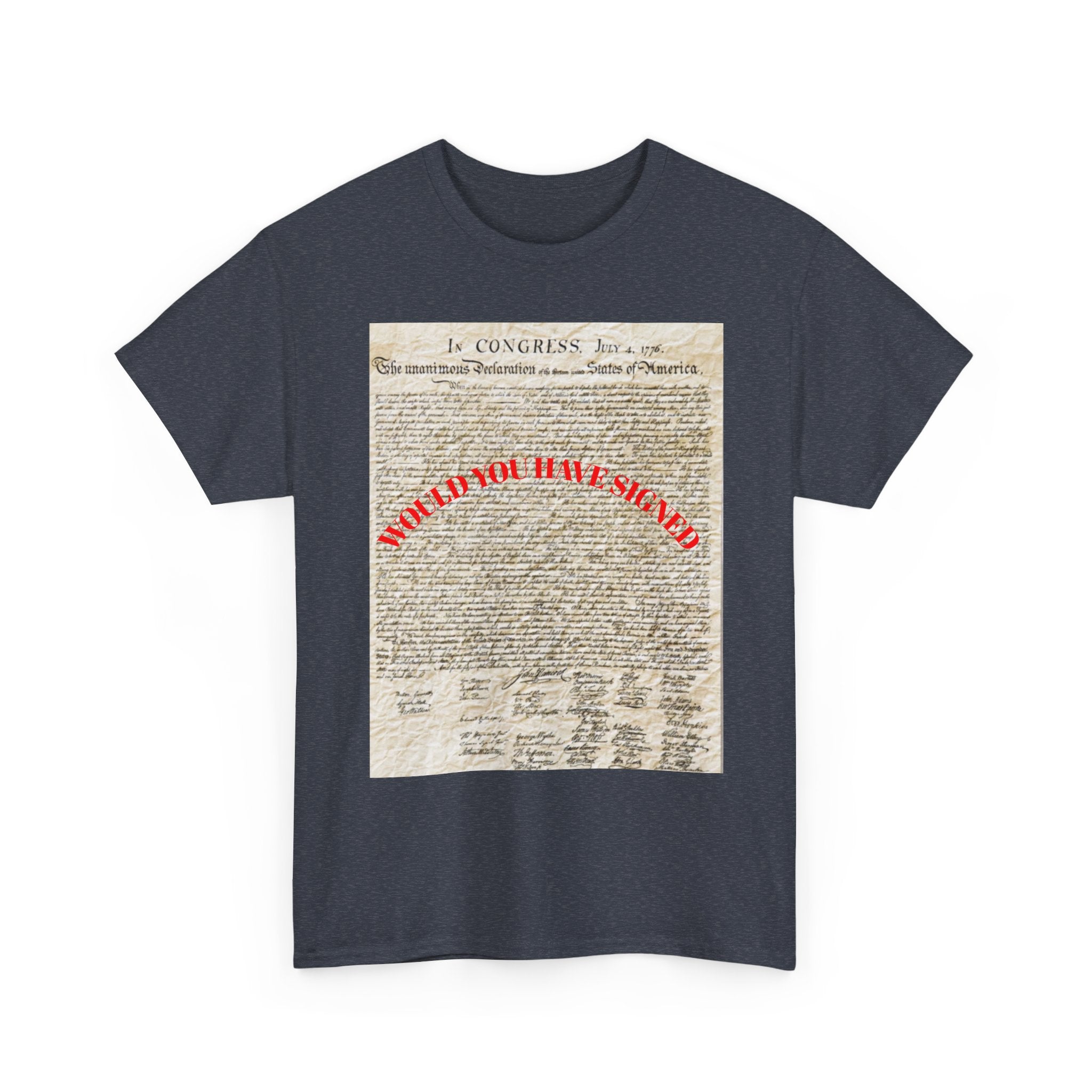 Declaration of Independence Cotton T-Shirt