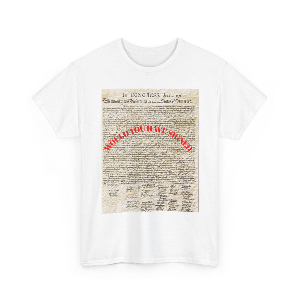 Declaration of Independence Cotton T-Shirt