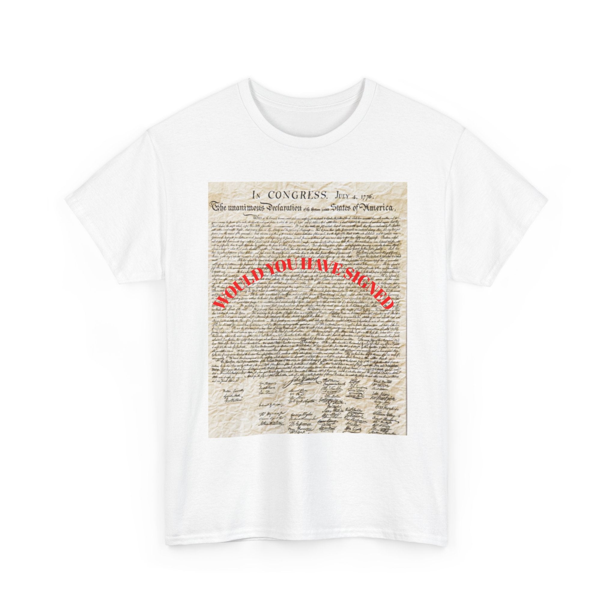 Declaration of Independence Cotton T-Shirt