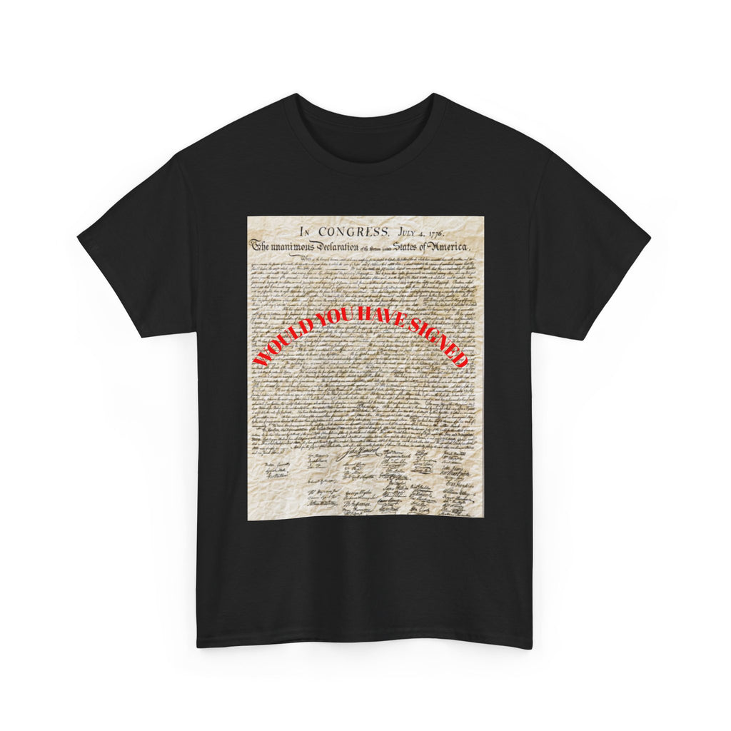 Declaration of Independence Cotton T-Shirt
