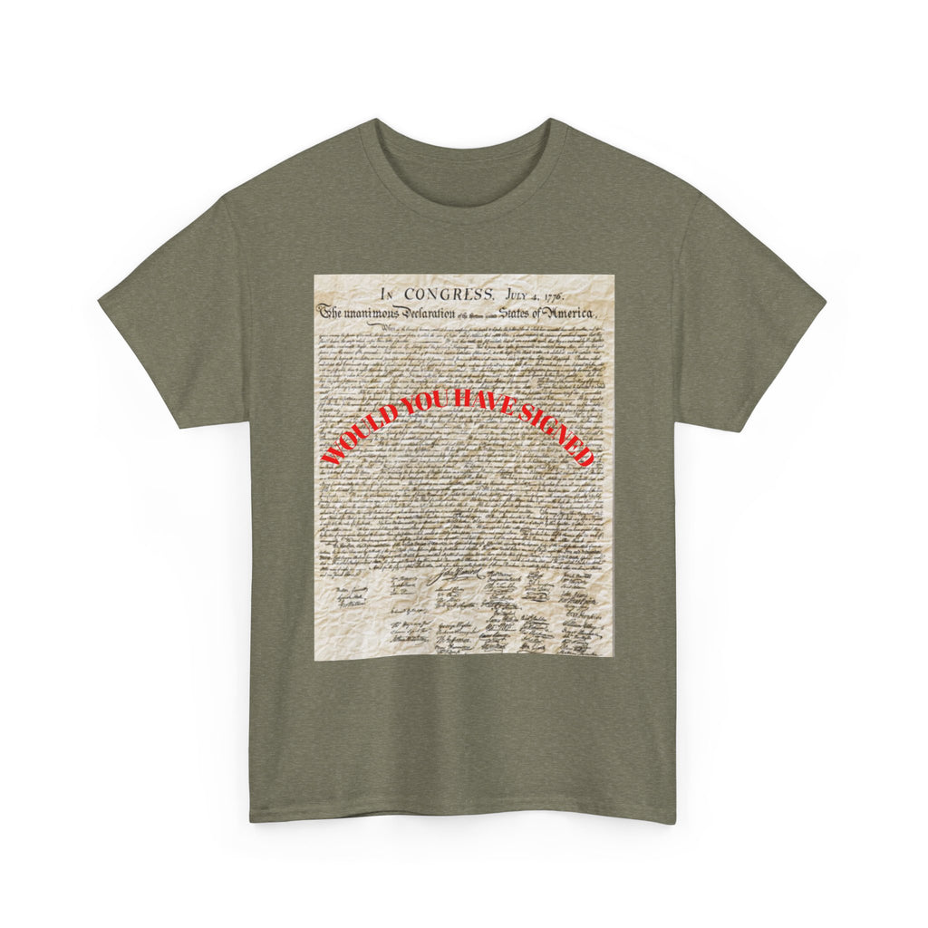 Declaration of Independence Cotton T-Shirt