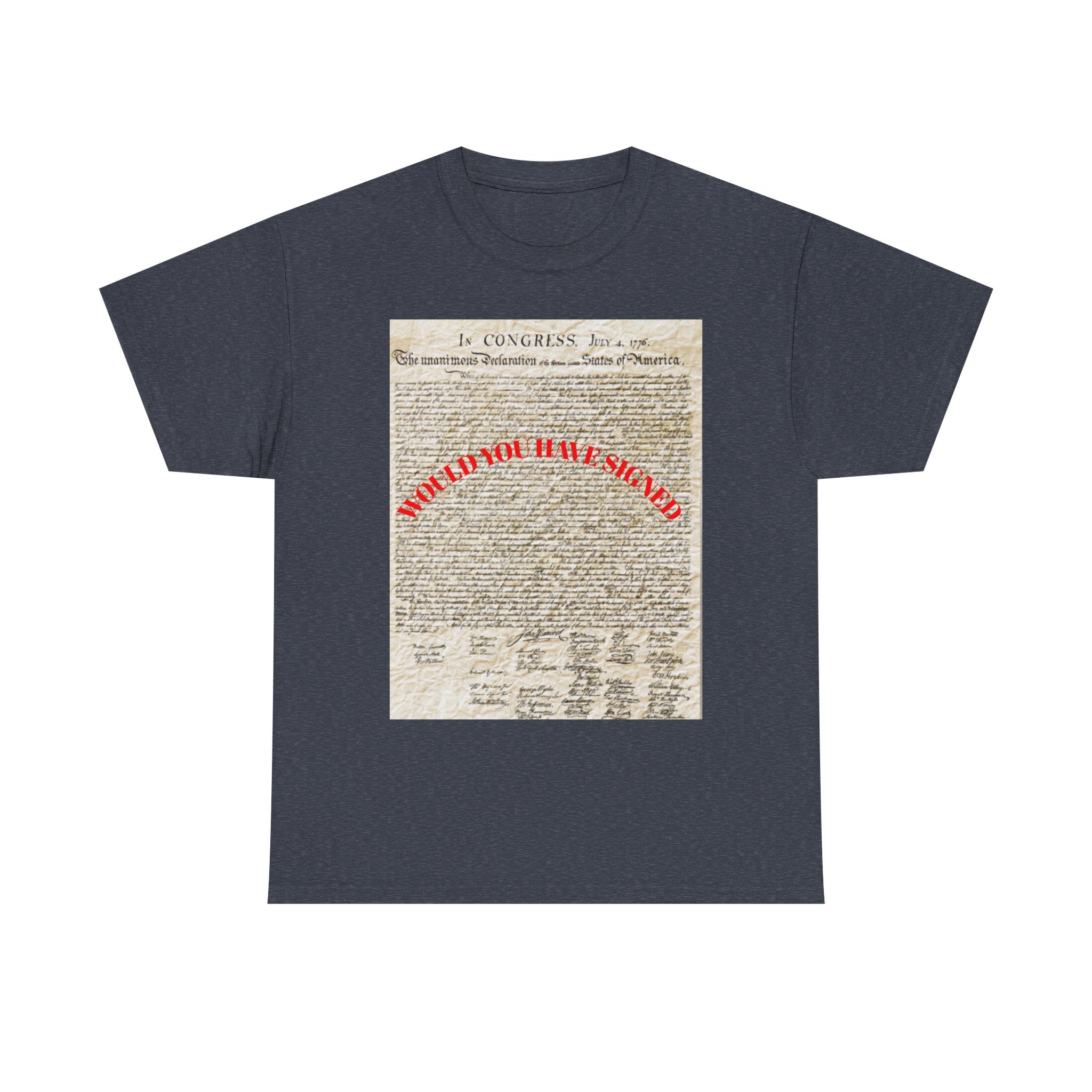 Declaration of Independence Cotton T-Shirt